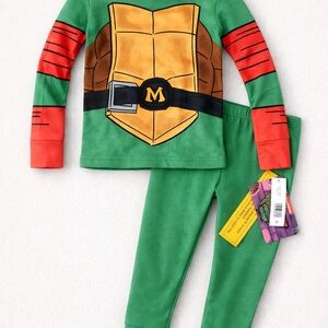 Nickelodeon Green and Red Turtle Hero Pajama Set